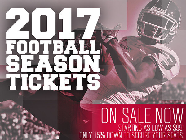 2017 Football season tickets on sale now