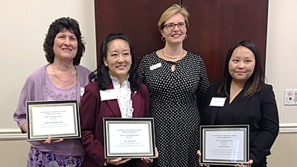 The Leadership awardees with Mrs. Castro