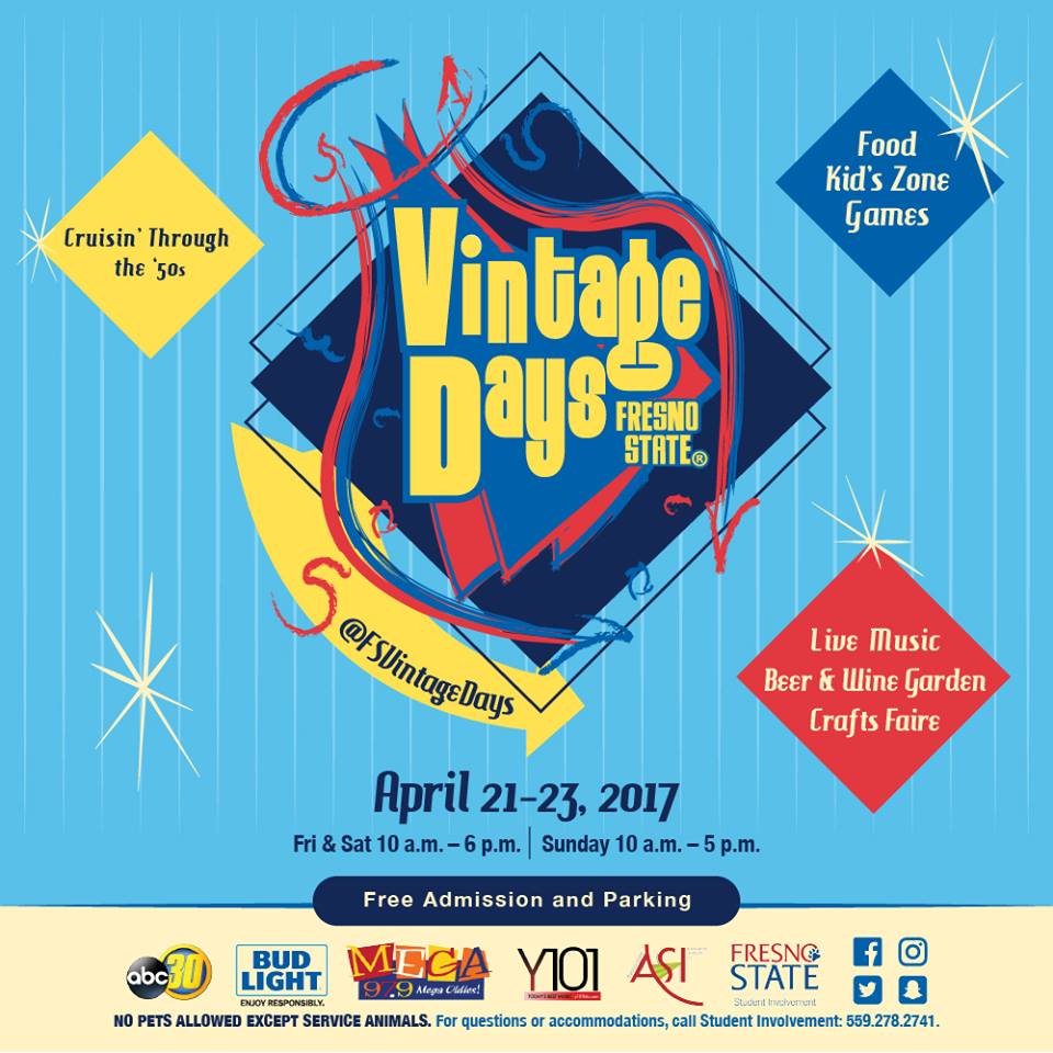 Fresno State Campus News Join us for Vintage Days this week