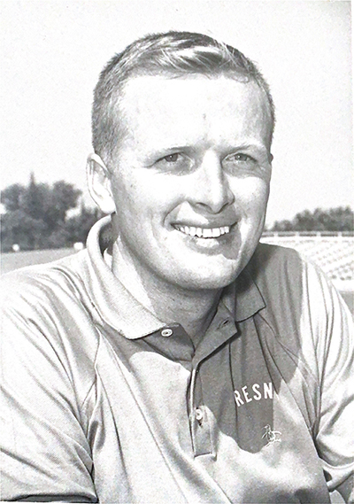 Bob Van Galder during his coaching days at Fresno State.