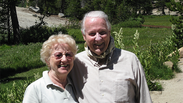 Portrait of John and Elizabeth Shields, both professor emeriti of Fresno State.