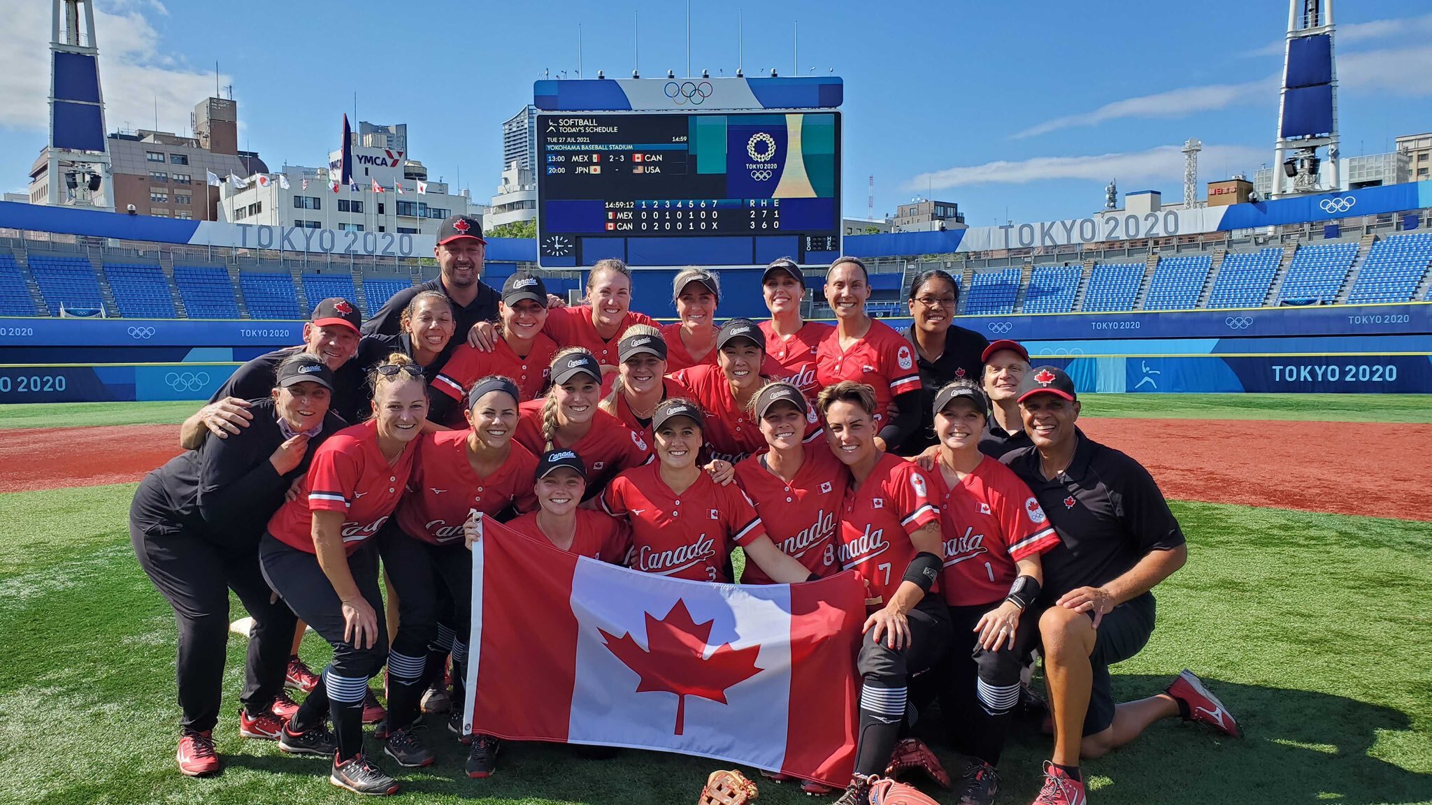 Wade Gilbert and Team Canada Softball, bronze winners