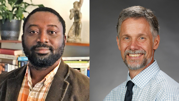 Dr. Reuben Addo, left, and Dr. Randy Nedegaard