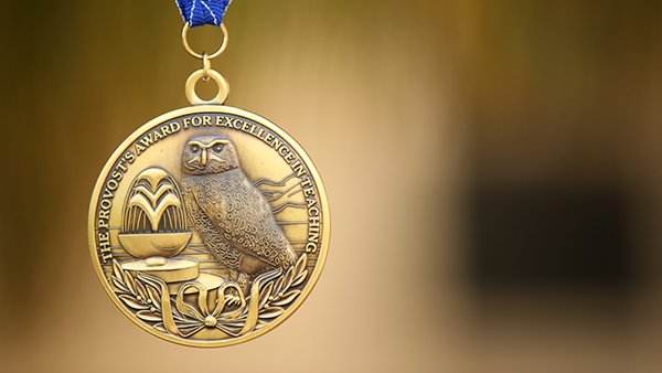 Provost Awards medal.