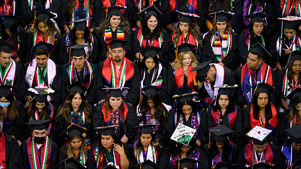 Students at Latino graduation