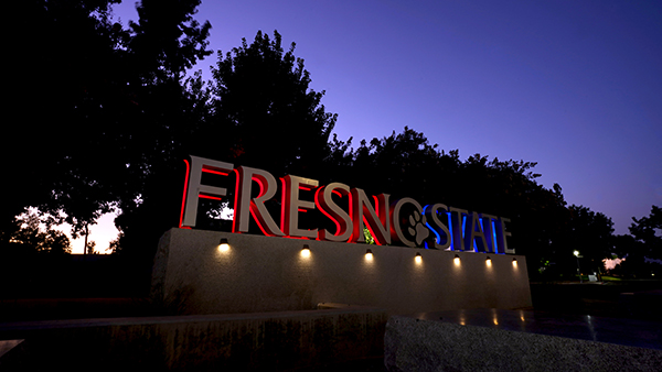 Fresno State sign