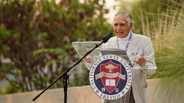 Dr. Sudarshan Kapoor, professor emeritus of social work and peace studies