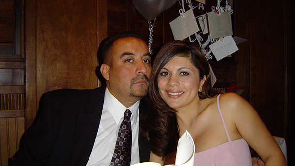 Myrna Pacheco and her husband