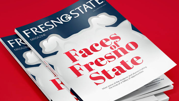 Fresno State magazine cover "Faces of Fresno State"