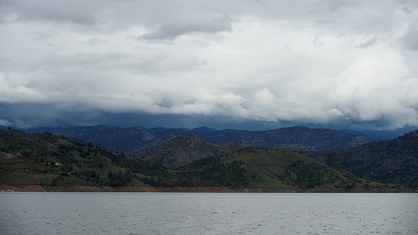 Photo of mountains and a lake.