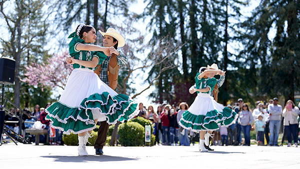 Dancers at Hispanic Heritage Month event