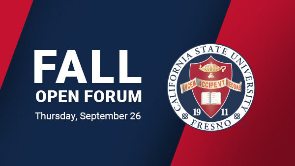 Fall open forum