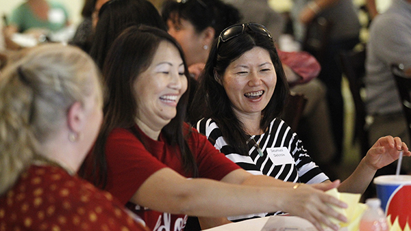 Administrative Academy participants smiling