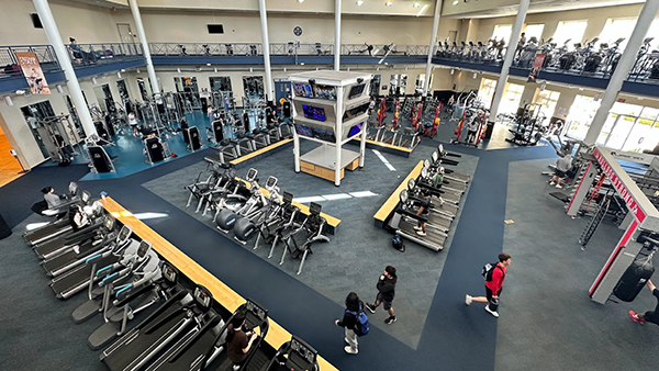 Overhead view of the Recreation Center.