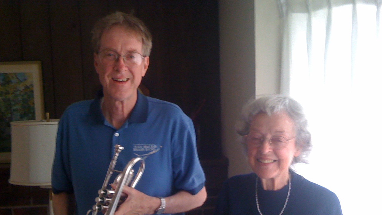 Dr. William Clendenin and his mother