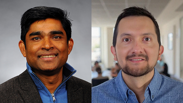 From left to right: Dr. Fayzul Pasha, Dr. Jorge Pesantez