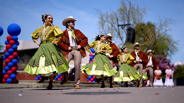 Hispanic dancers.