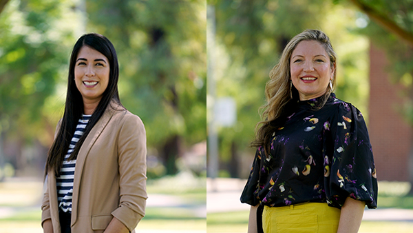 From left to right: Dr. Kristina Rios and Dr. Chelsey Juarez