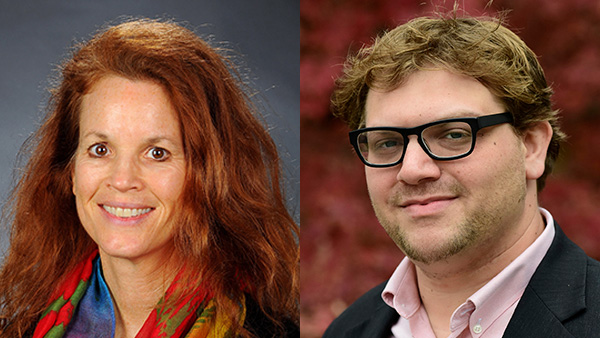 Portraits of Dr. Lisa Herzig (left) and Dr. Jamie Levitt (right).