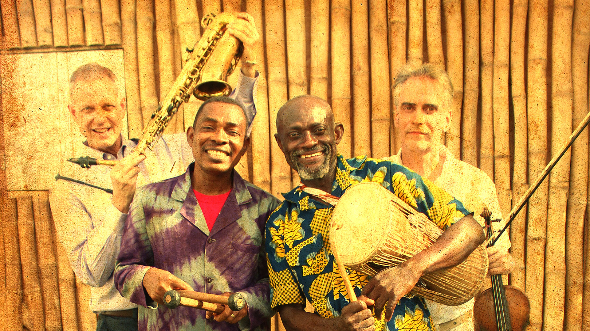 Dr. Benjamin Boone, professor of music and saxophonist, collaborated with violinist Stefan Poetzsch and their New Global Ensemble