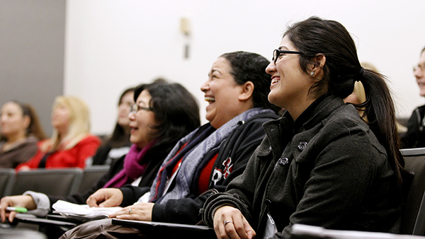 People sitting in classroom