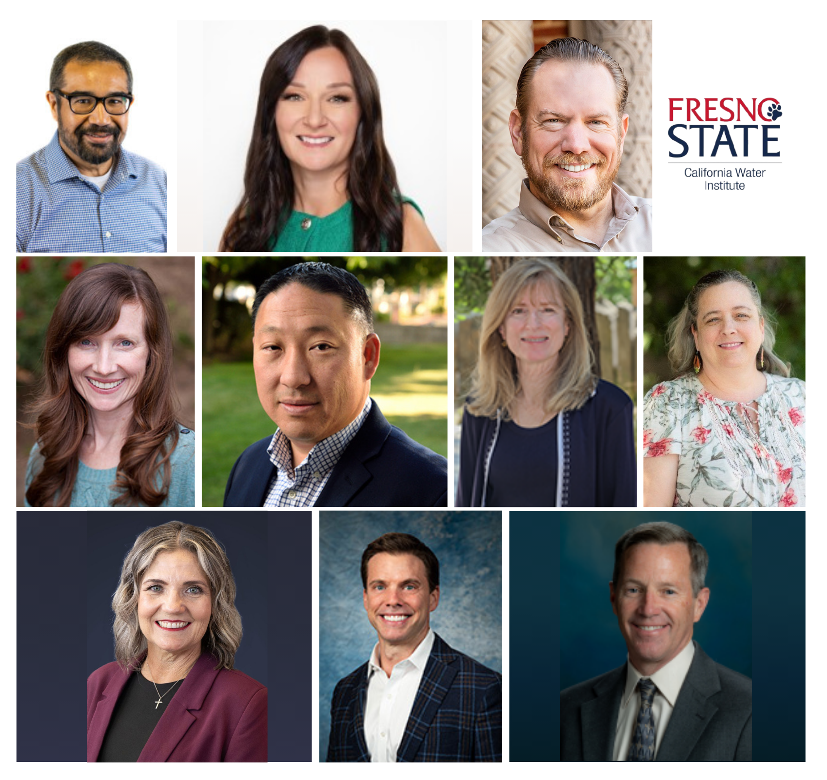 California Water Institute External Advisory Board headshots