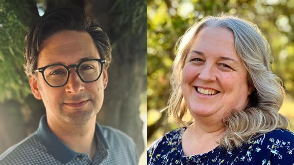 Left, C.J. Haydock, director of development for the Division of Student Affairs and Enrollment Management, Right, Cher Arambel,&nbsp;director of development for the College of Science and Mathematics.