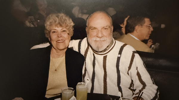 Dr. Max Futrrell (right) and his wife (left)