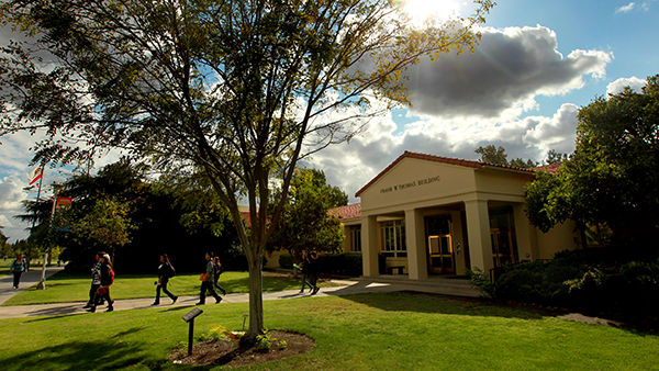 Exterior shot of the Thomas Building.
